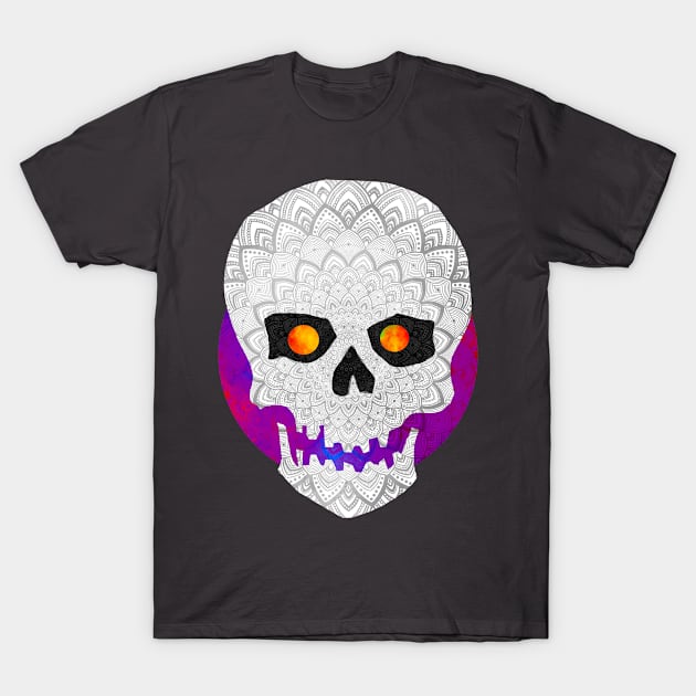 Laughing Skull T-Shirt by AubreyBriteArt